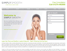 Tablet Screenshot of makemesmooth.co.uk